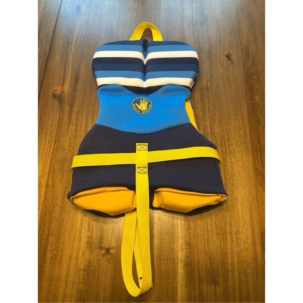 Body Glove Kids Swim Vest - Blue and Yellow - Picture 3 of 5